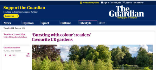 readers’ favourite UK gardens - The Guardian